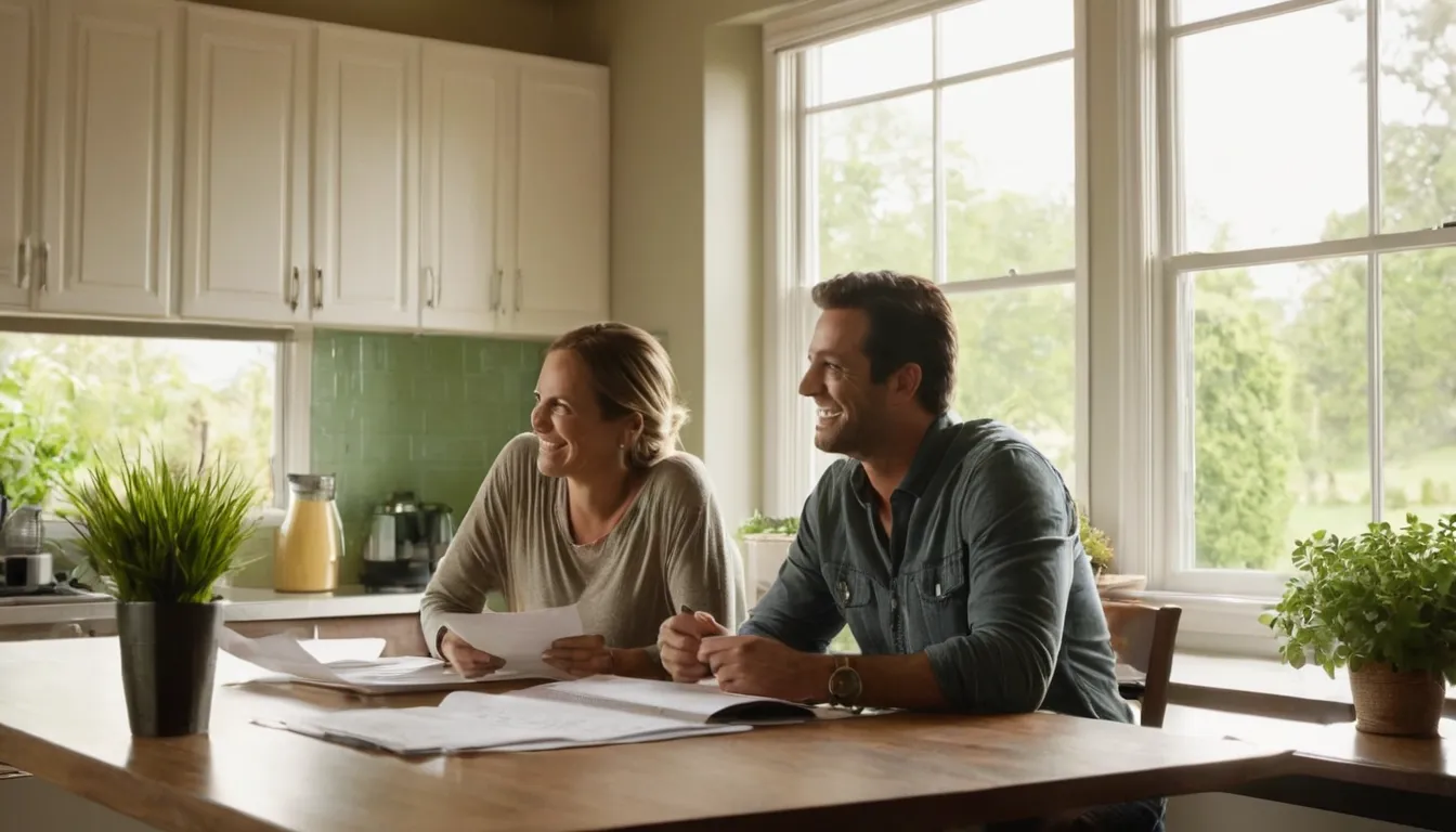 Homeowner reviewing a written septic quote with a local provider in the Gary area